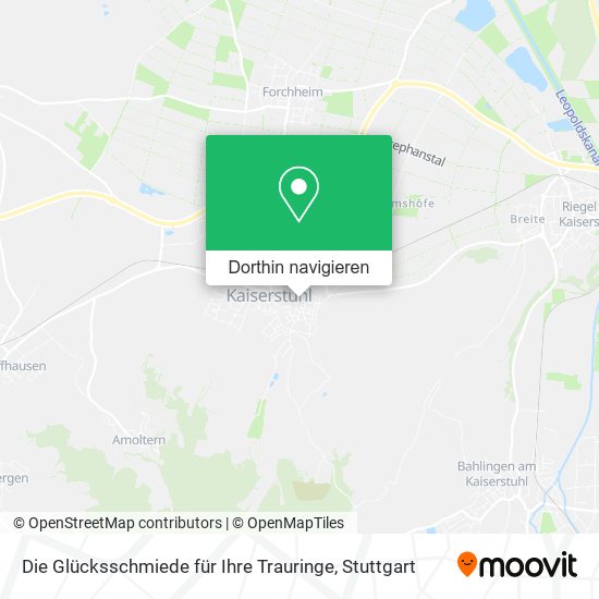 Die Glücksschmiede für Ihre Trauringe Karte
