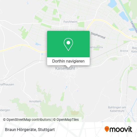 Braun Hörgeräte Karte