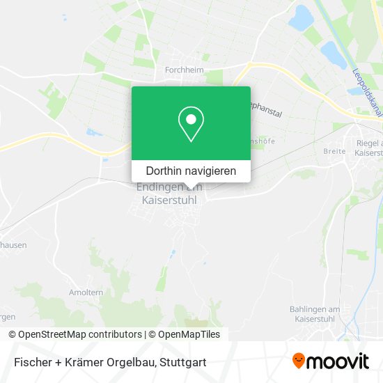 Fischer + Krämer Orgelbau Karte