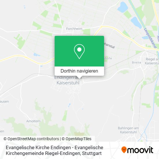 Evangelische Kirche Endingen - Evangelische Kirchengemeinde Riegel-Endingen Karte