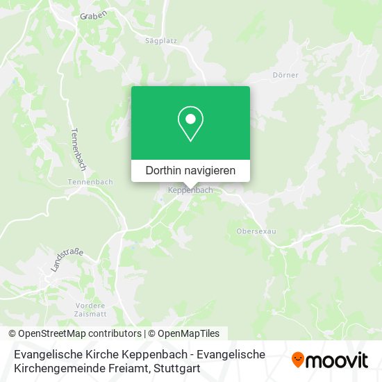 Evangelische Kirche Keppenbach - Evangelische Kirchengemeinde Freiamt Karte