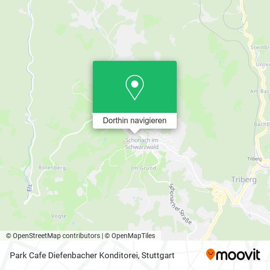 Park Cafe Diefenbacher Konditorei Karte