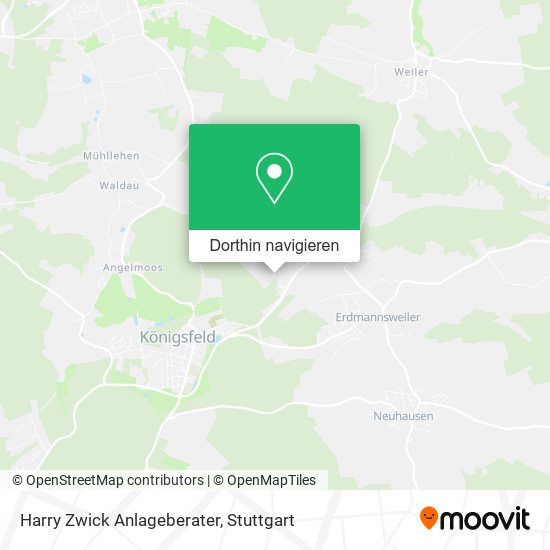 Harry Zwick Anlageberater Karte