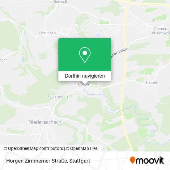 Horgen Zimmerner Straße Karte