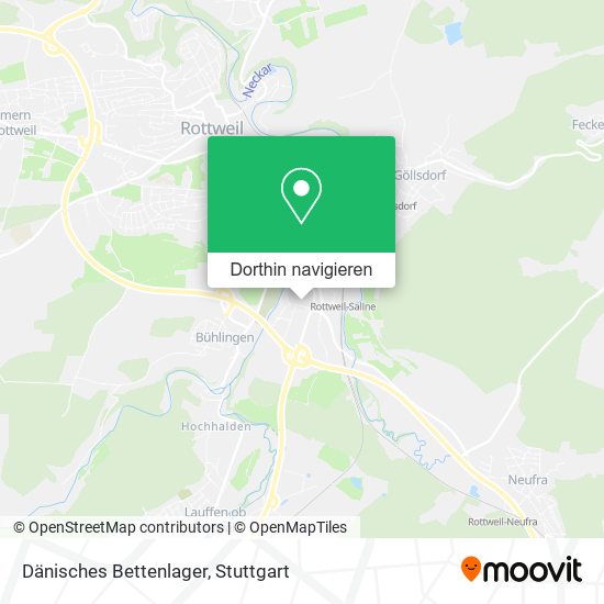 Dänisches Bettenlager Karte