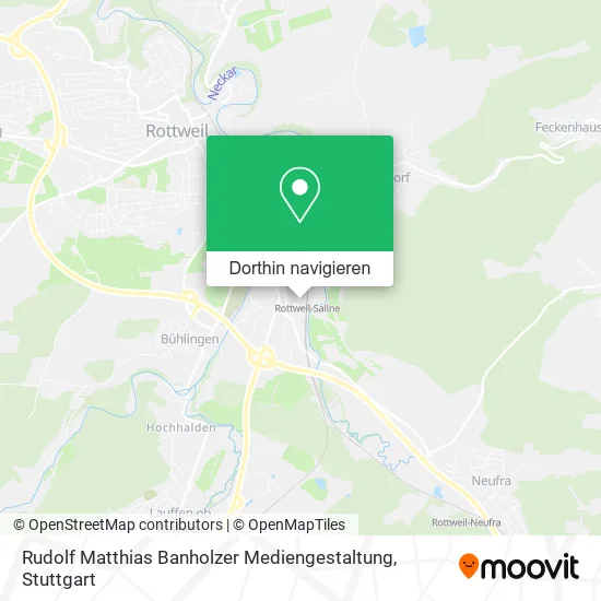 Rudolf Matthias Banholzer Mediengestaltung Karte