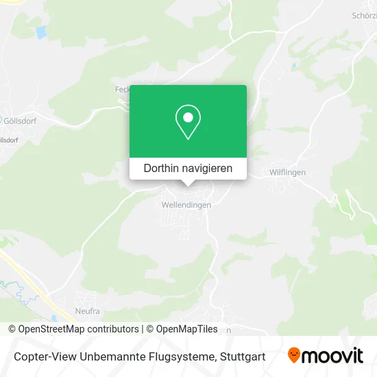 Copter-View Unbemannte Flugsysteme Karte