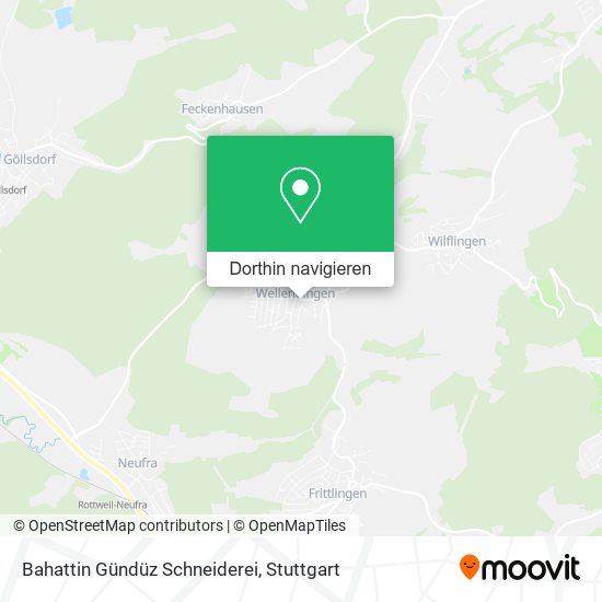 Bahattin Gündüz Schneiderei Karte