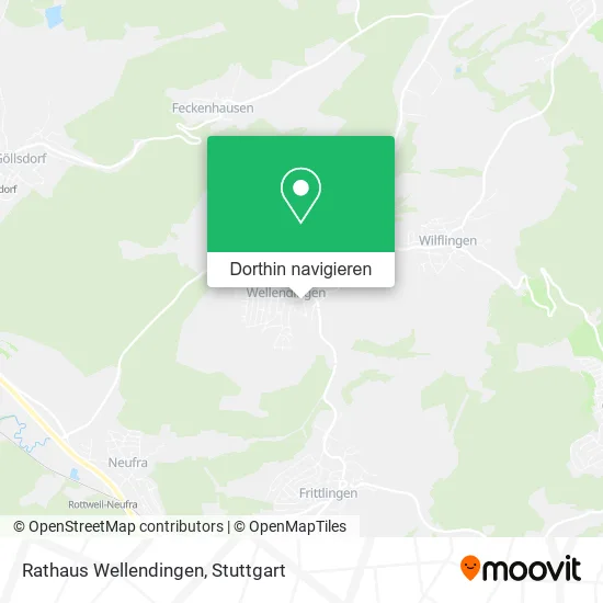 Rathaus Wellendingen Karte