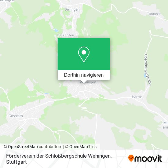 Förderverein der Schloßbergschule Wehingen Karte