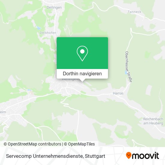Servecomp Unternehmensdienste Karte