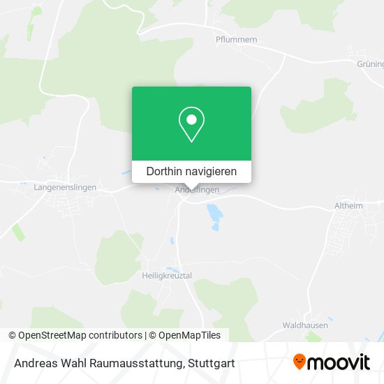 Andreas Wahl Raumausstattung Karte