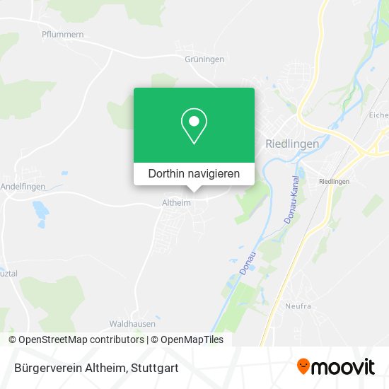 Bürgerverein Altheim Karte