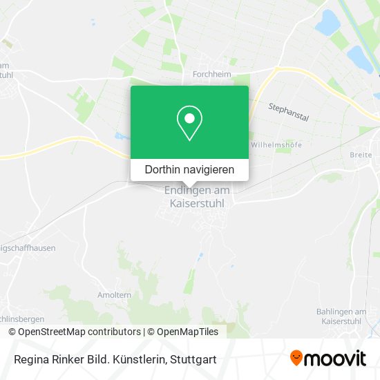 Regina Rinker Bild. Künstlerin Karte