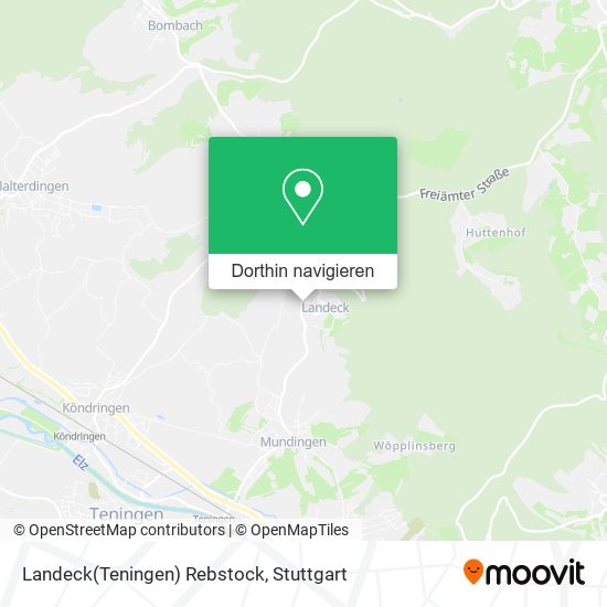 Landeck(Teningen) Rebstock Karte