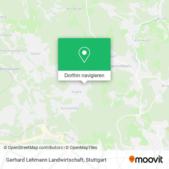 Gerhard Lehmann Landwirtschaft Karte