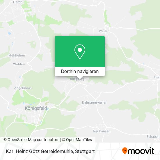 Karl Heinz Götz Getreidemühle Karte