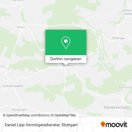 Daniel Lipp Vermögensberater Karte