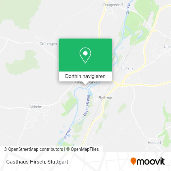 Gasthaus Hirsch Karte