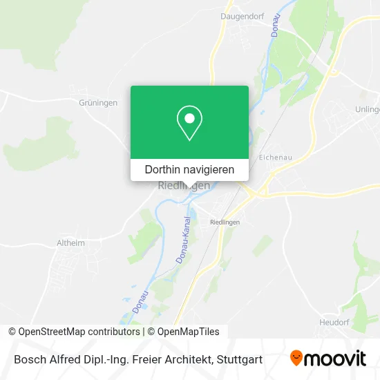 Bosch Alfred Dipl.-Ing. Freier Architekt Karte