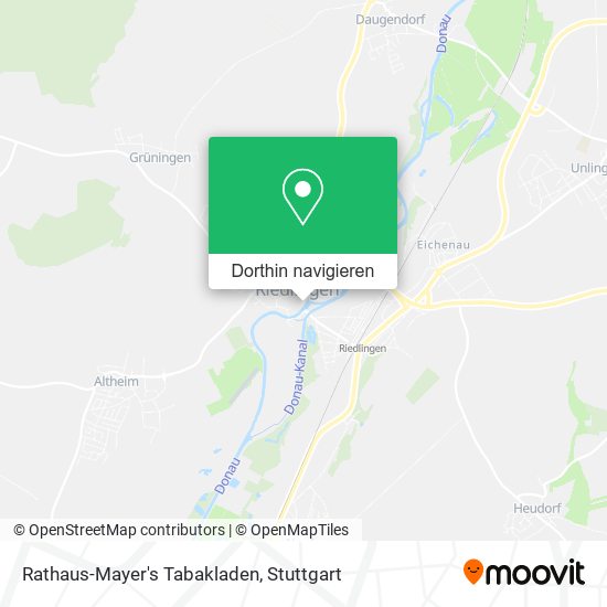 Rathaus-Mayer's Tabakladen Karte