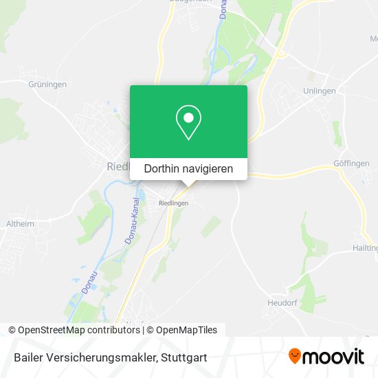 Bailer Versicherungsmakler Karte