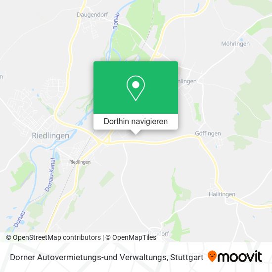 Dorner Autovermietungs-und Verwaltungs Karte