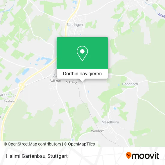 Halimi Gartenbau Karte