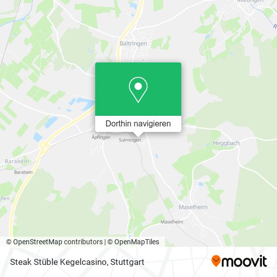 Steak Stüble Kegelcasino Karte