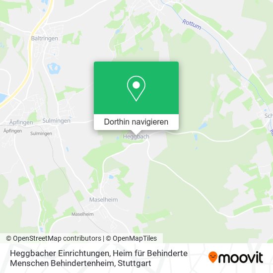 Heggbacher Einrichtungen, Heim für Behinderte Menschen Behindertenheim Karte