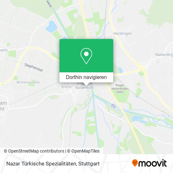 Nazar Türkische Spezialitäten Karte
