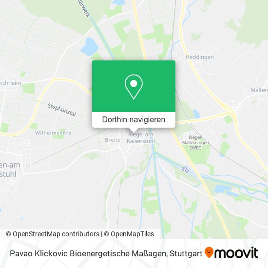 Pavao Klickovic Bioenergetische Maßagen Karte