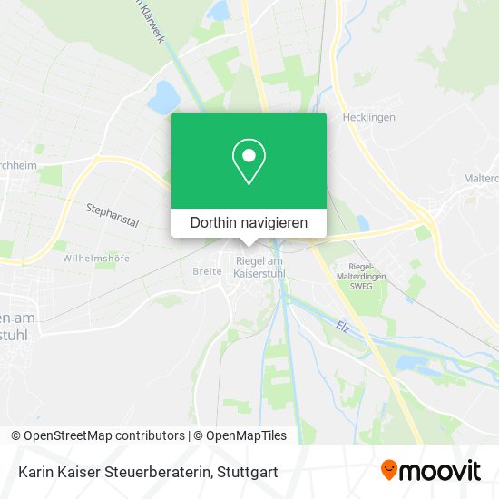 Karin Kaiser Steuerberaterin Karte