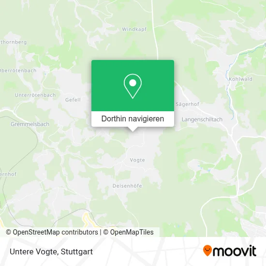 Untere Vogte Karte