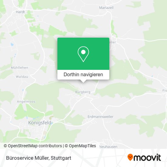 Büroservice Müller Karte