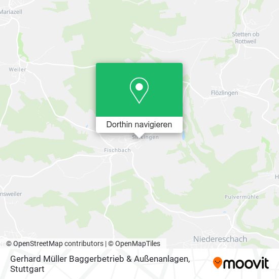Gerhard Müller Baggerbetrieb & Außenanlagen Karte