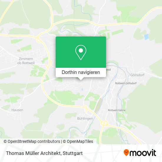 Thomas Müller Architekt Karte