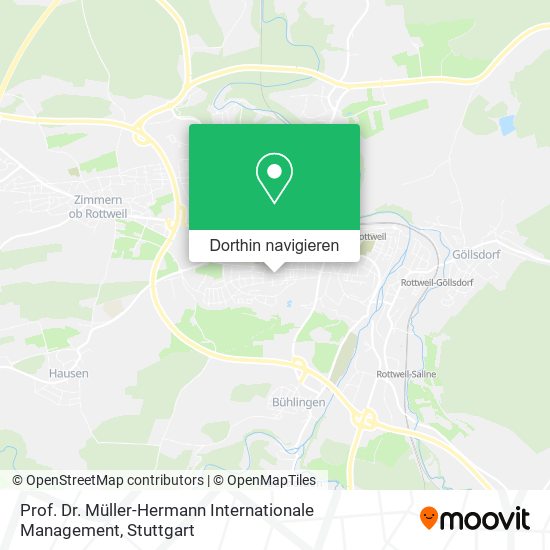 Prof. Dr. Müller-Hermann Internationale Management Karte