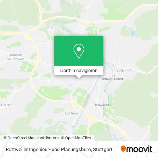 Rottweiler Ingenieur- und Planungsbüro Karte