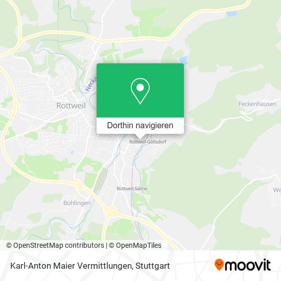 Karl-Anton Maier Vermittlungen Karte