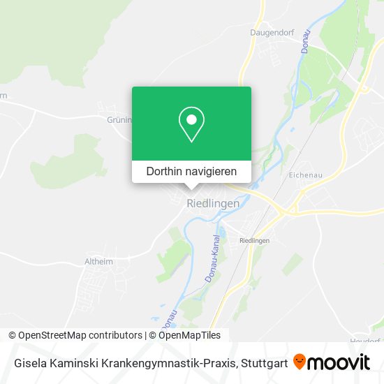 Gisela Kaminski Krankengymnastik-Praxis Karte