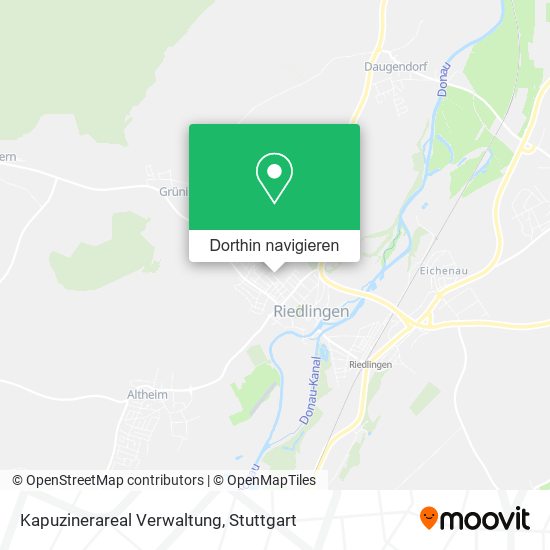 Kapuzinerareal Verwaltung Karte