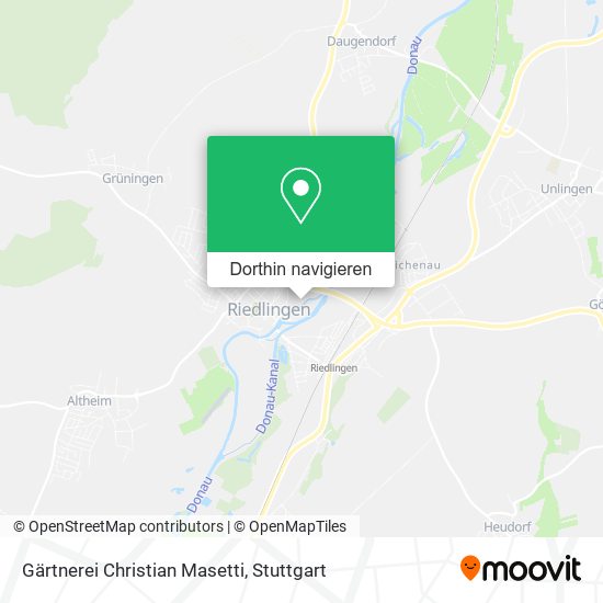 Gärtnerei Christian Masetti Karte