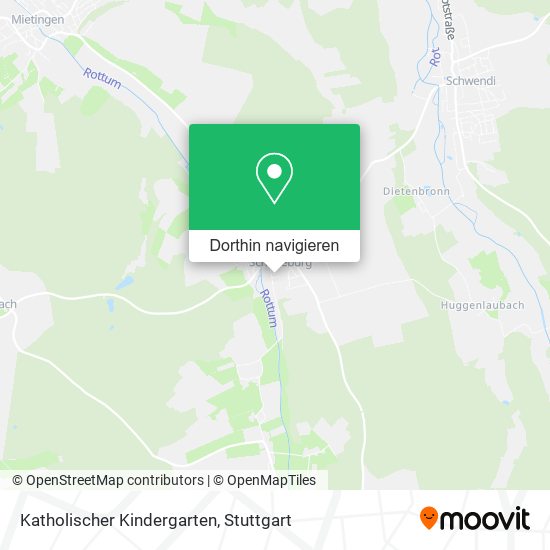 Katholischer Kindergarten Karte