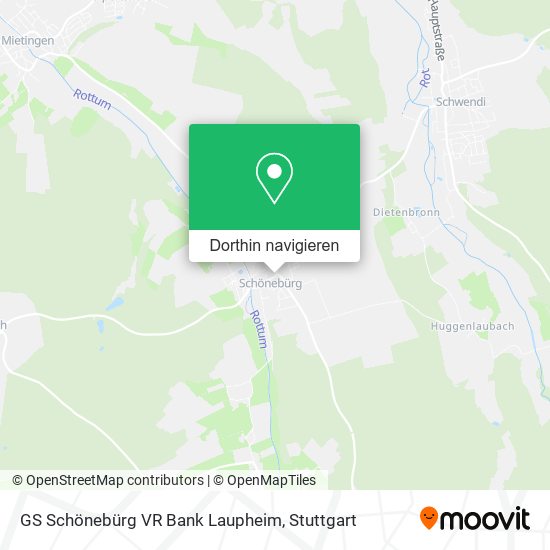 GS Schönebürg VR Bank Laupheim Karte