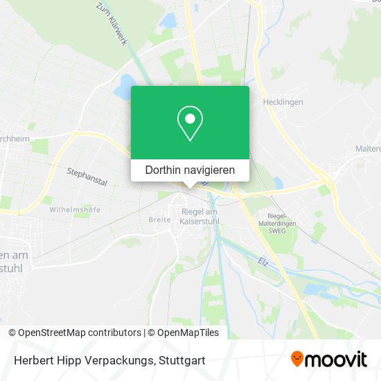 Herbert Hipp Verpackungs Karte
