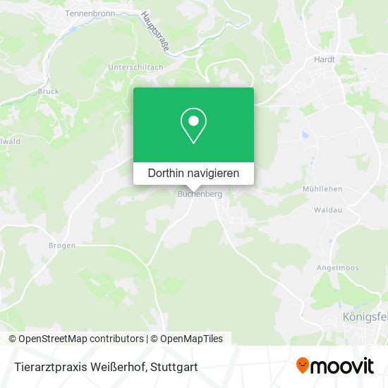 Tierarztpraxis Weißerhof Karte