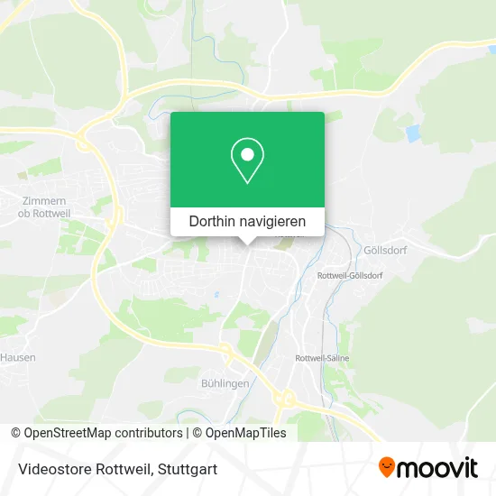Videostore Rottweil Karte