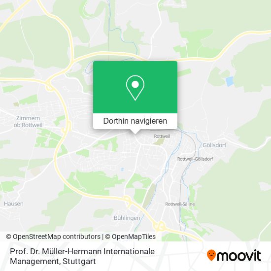 Prof. Dr. Müller-Hermann Internationale Management Karte