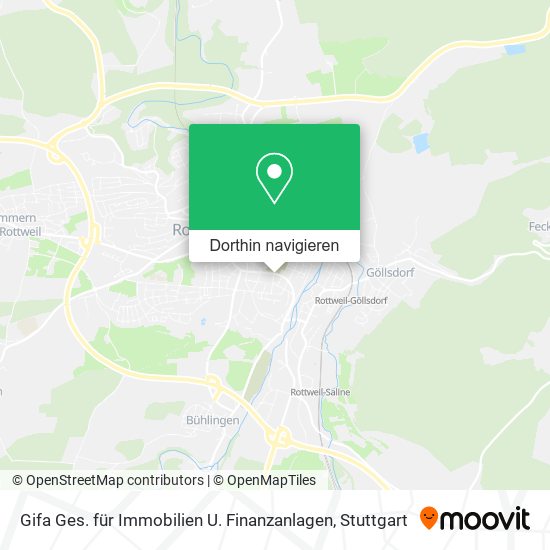 Gifa Ges. für Immobilien U. Finanzanlagen Karte